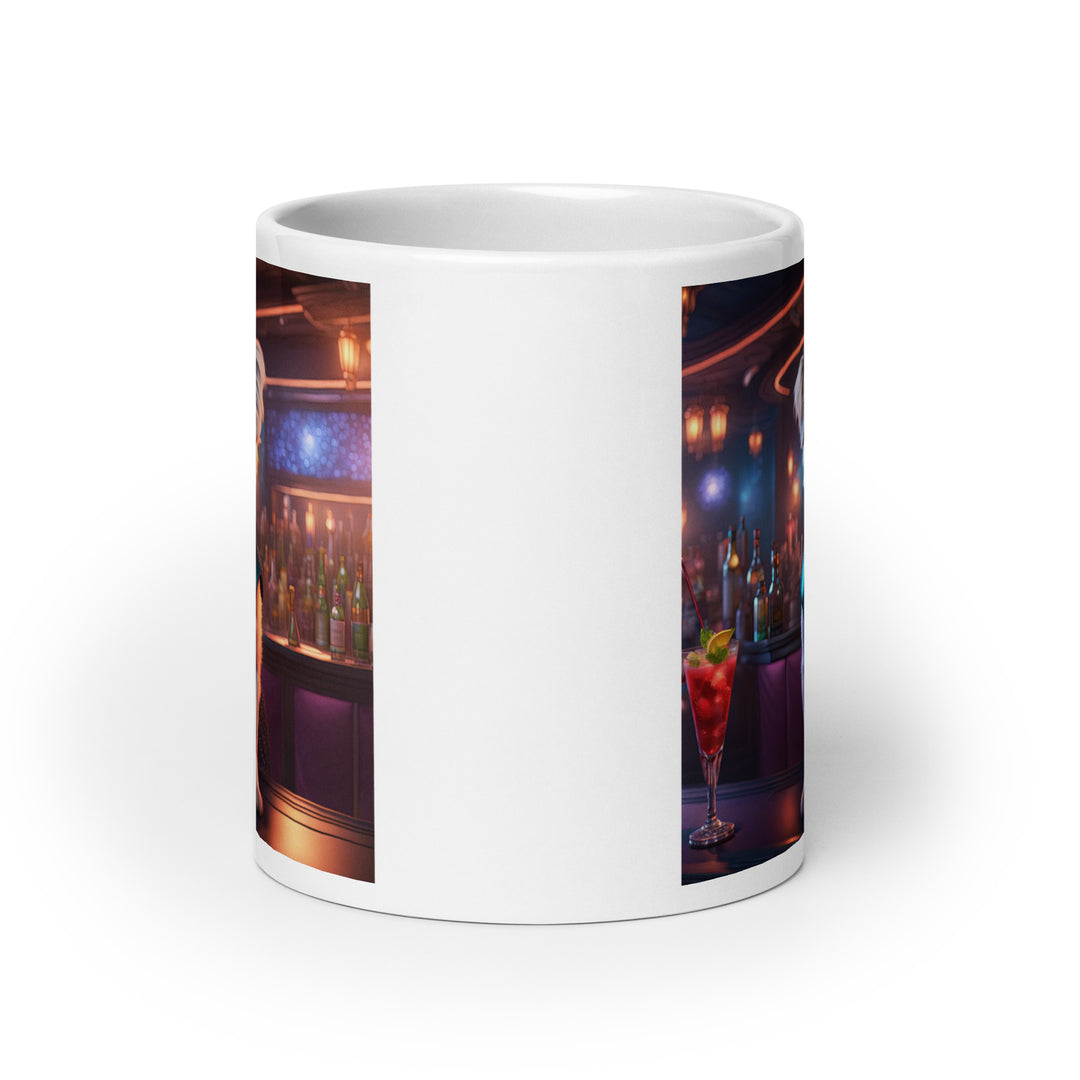 Pugapoo General- White glossy mug v6