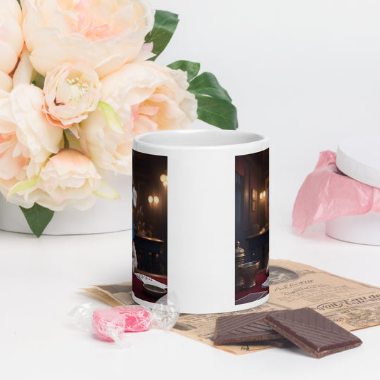 Schnoodle- White glossy mug v3