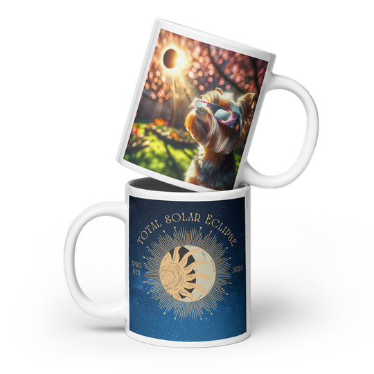 Yorkshire Terrier Eclipse- White glossy mug