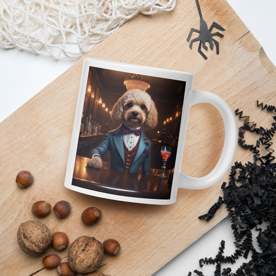 Cavapoo General- White glossy mug v9