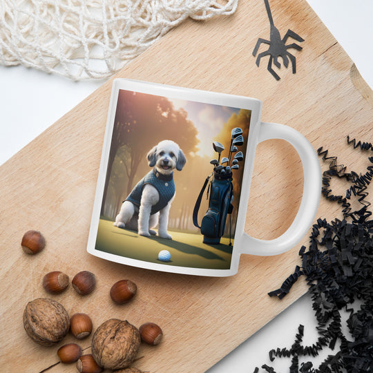 Springador Golfer- White glossy mug