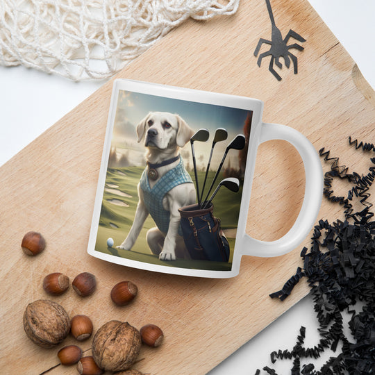 Springador Golfer- White glossy mug v5