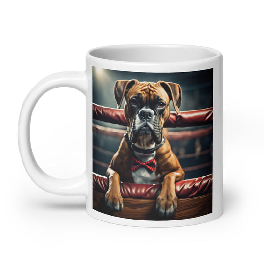 Boxer- White glossy mug v2