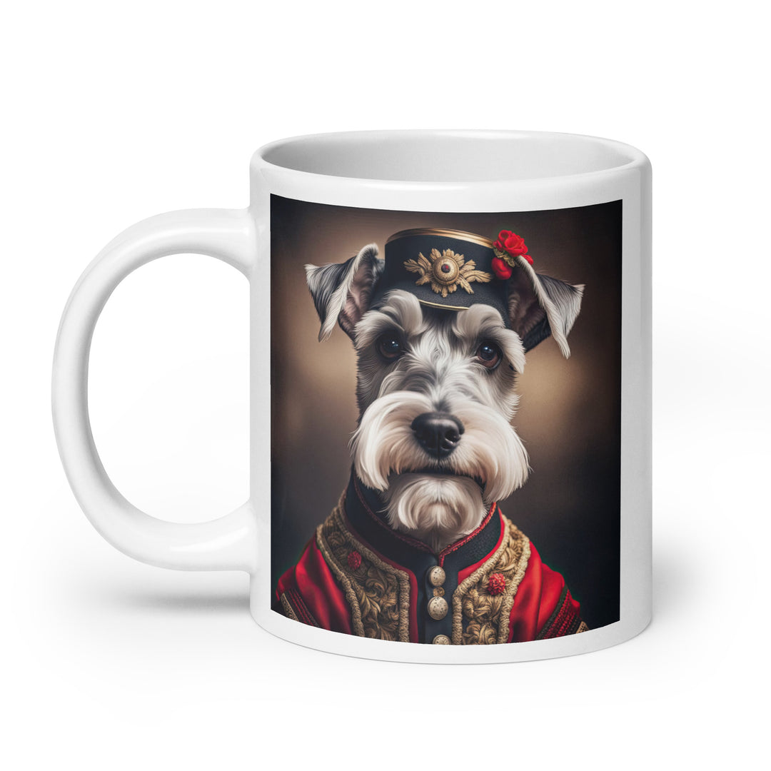 Miniature Schnauzer- White glossy mug v3