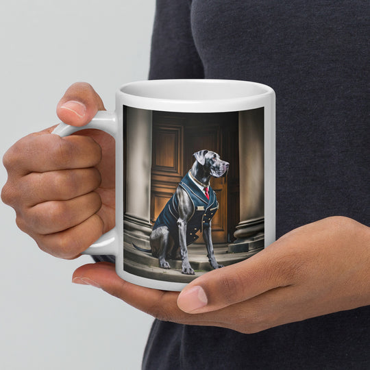 Great Dane- White glossy mug v4