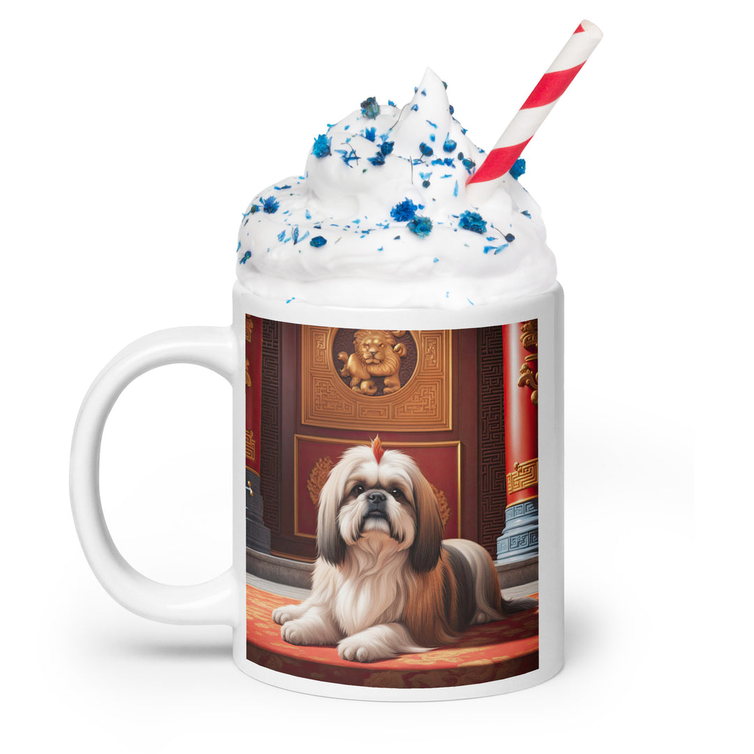 Shih Tzu- White glossy mug