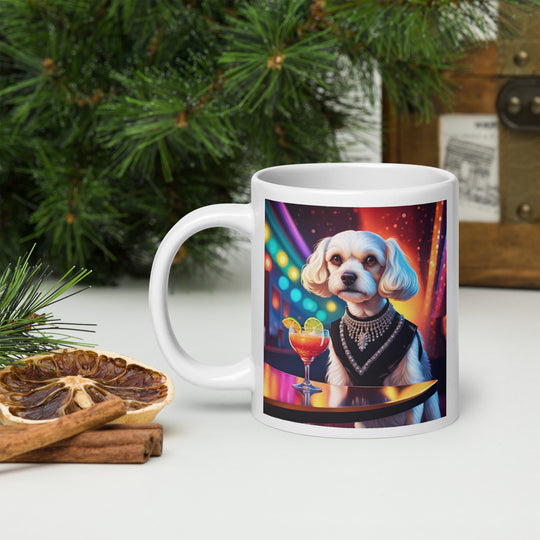 Cavachon- White glossy mug v6