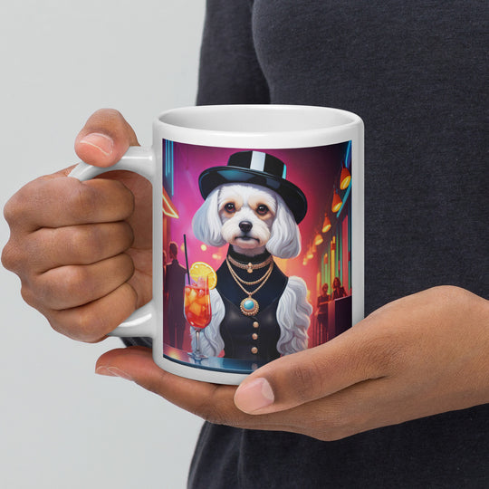 Cavachon- White glossy mug v12