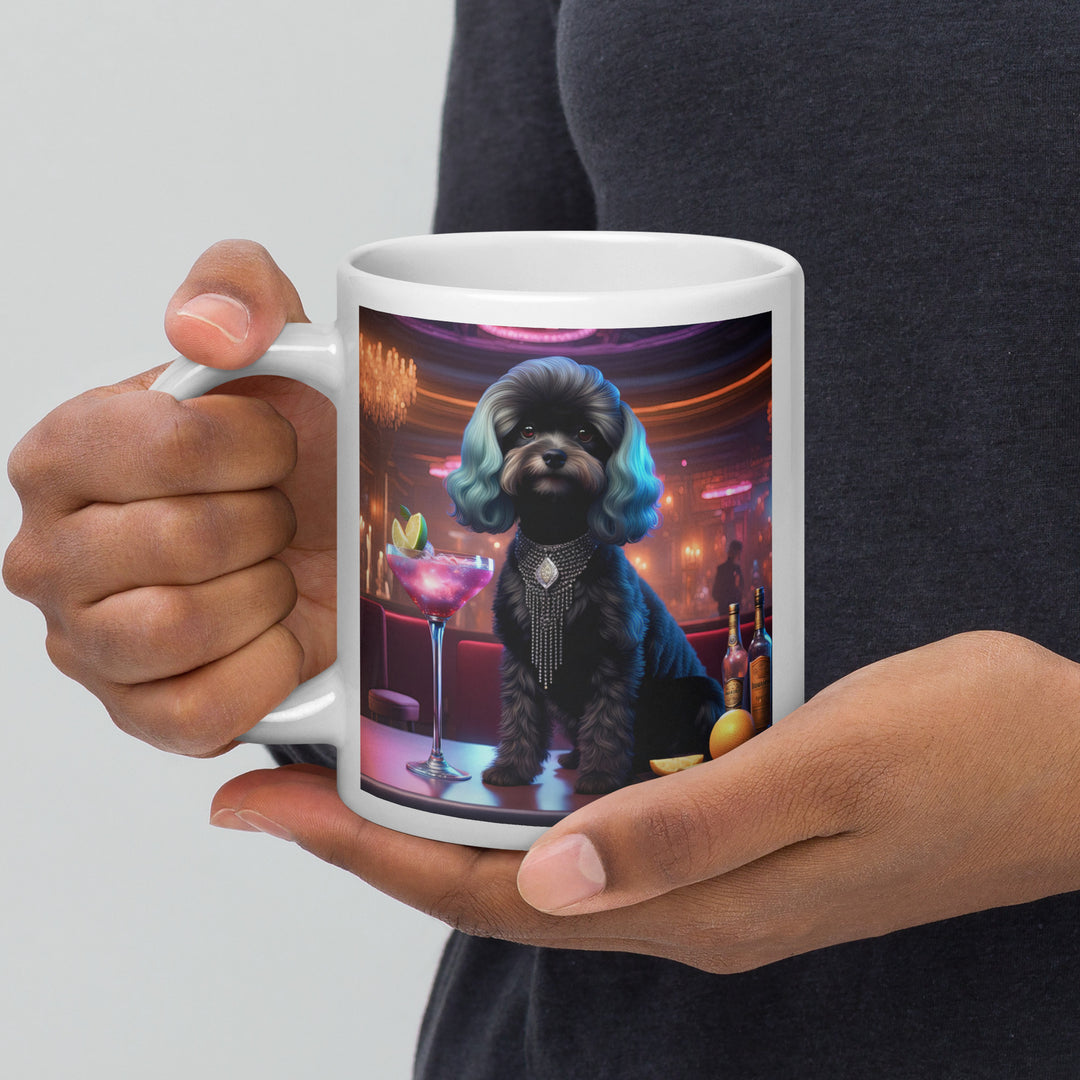 Cavapoo General- White glossy mug