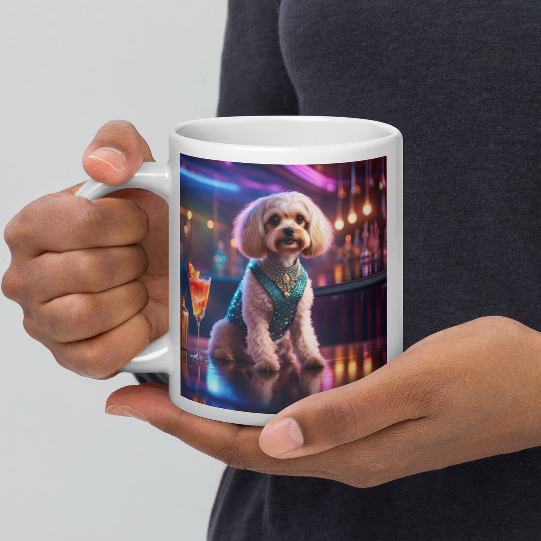 Cavapoo General- White glossy mug v2