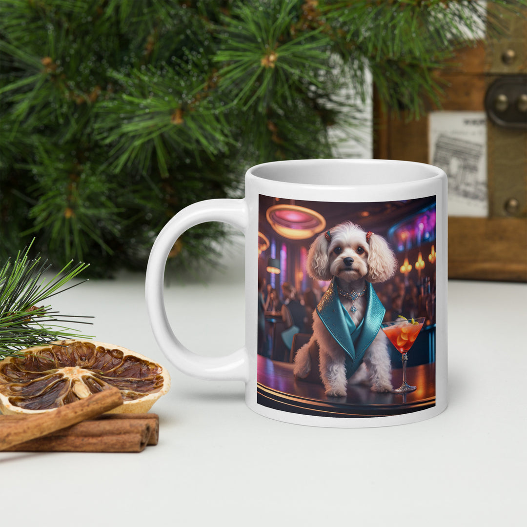 Cavapoo General- White glossy mug v3