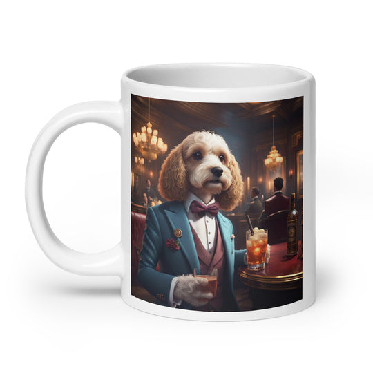 Cavapoo General- White glossy mug v10