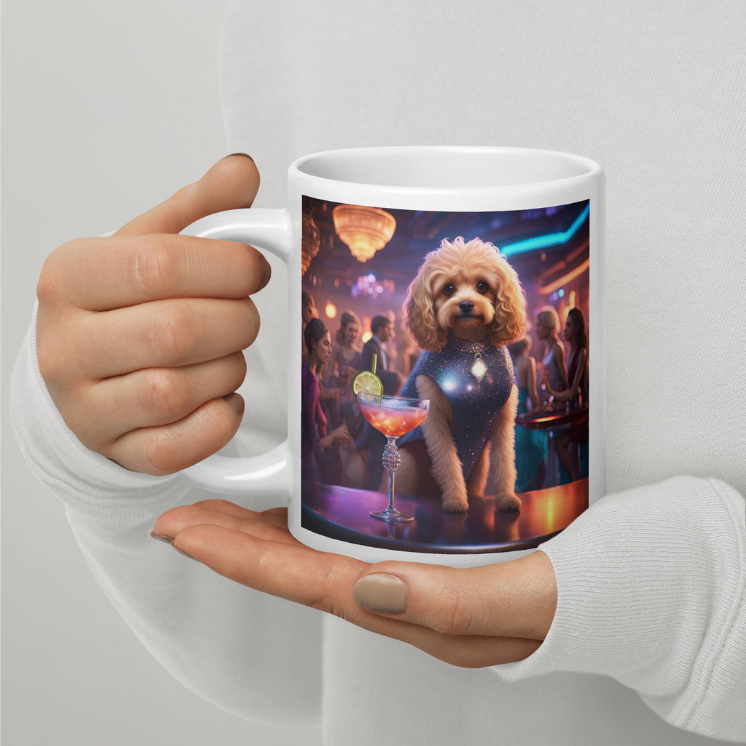 Cavapoo General- White glossy mug v11