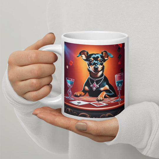 Chiweenie General- White glossy mug v4