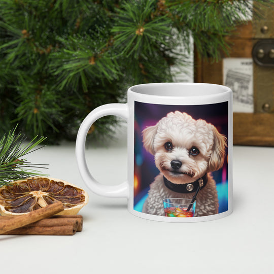 Maltipoo General- White glossy mug v2