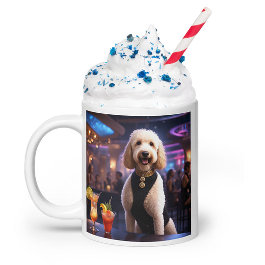 Goldendoodle- White glossy mug v14