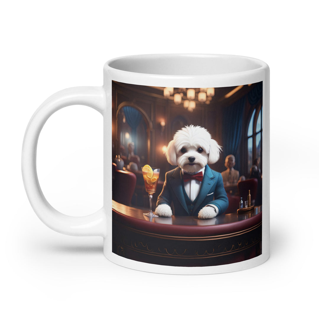 Maltipoo General- White glossy mug v3