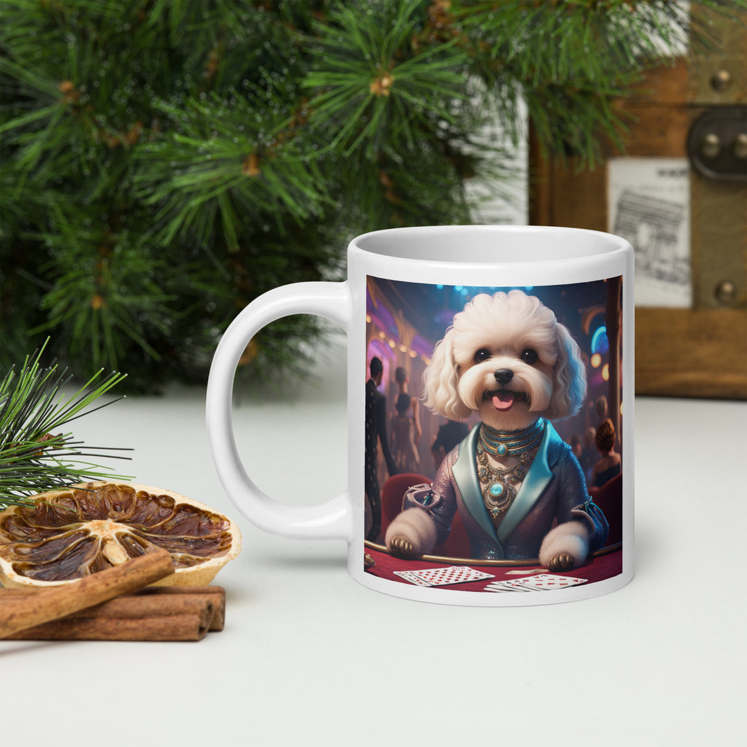 Maltipoo General- White glossy mug v15