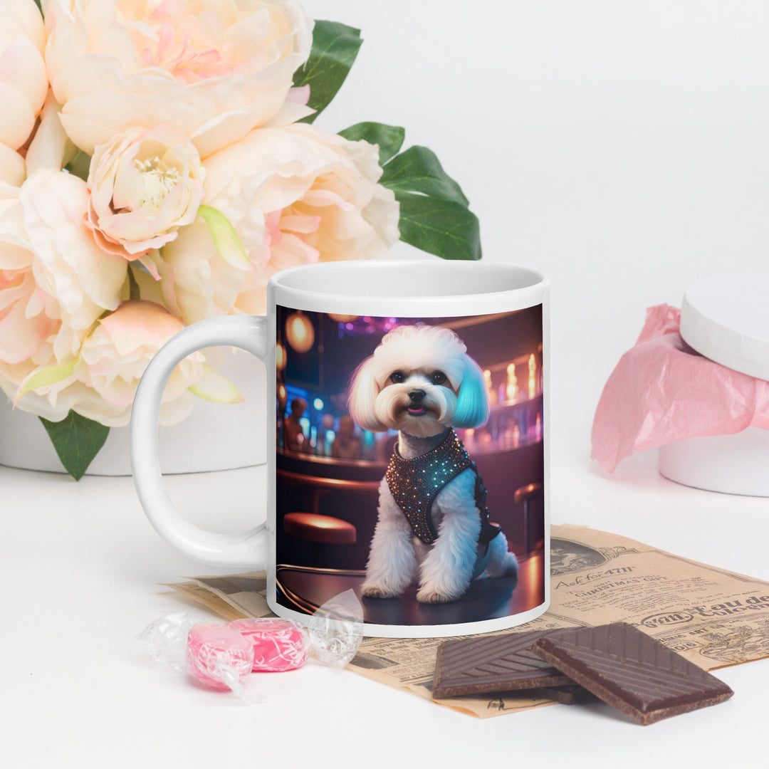 Maltipoo General- White glossy mug v16