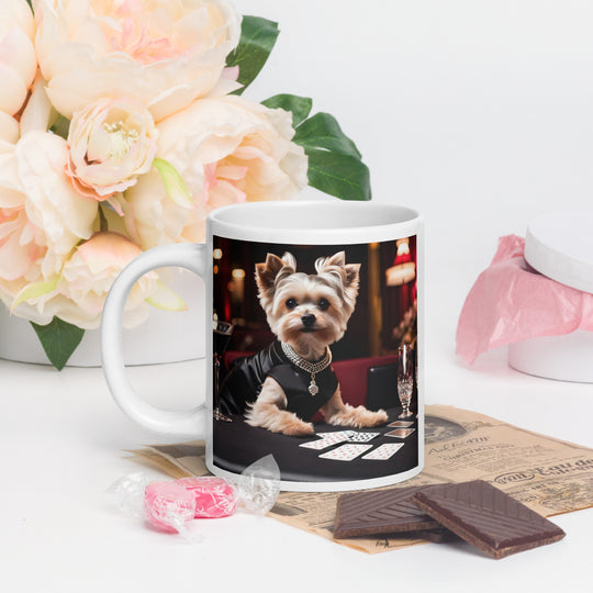Morkie General- White glossy mug v4