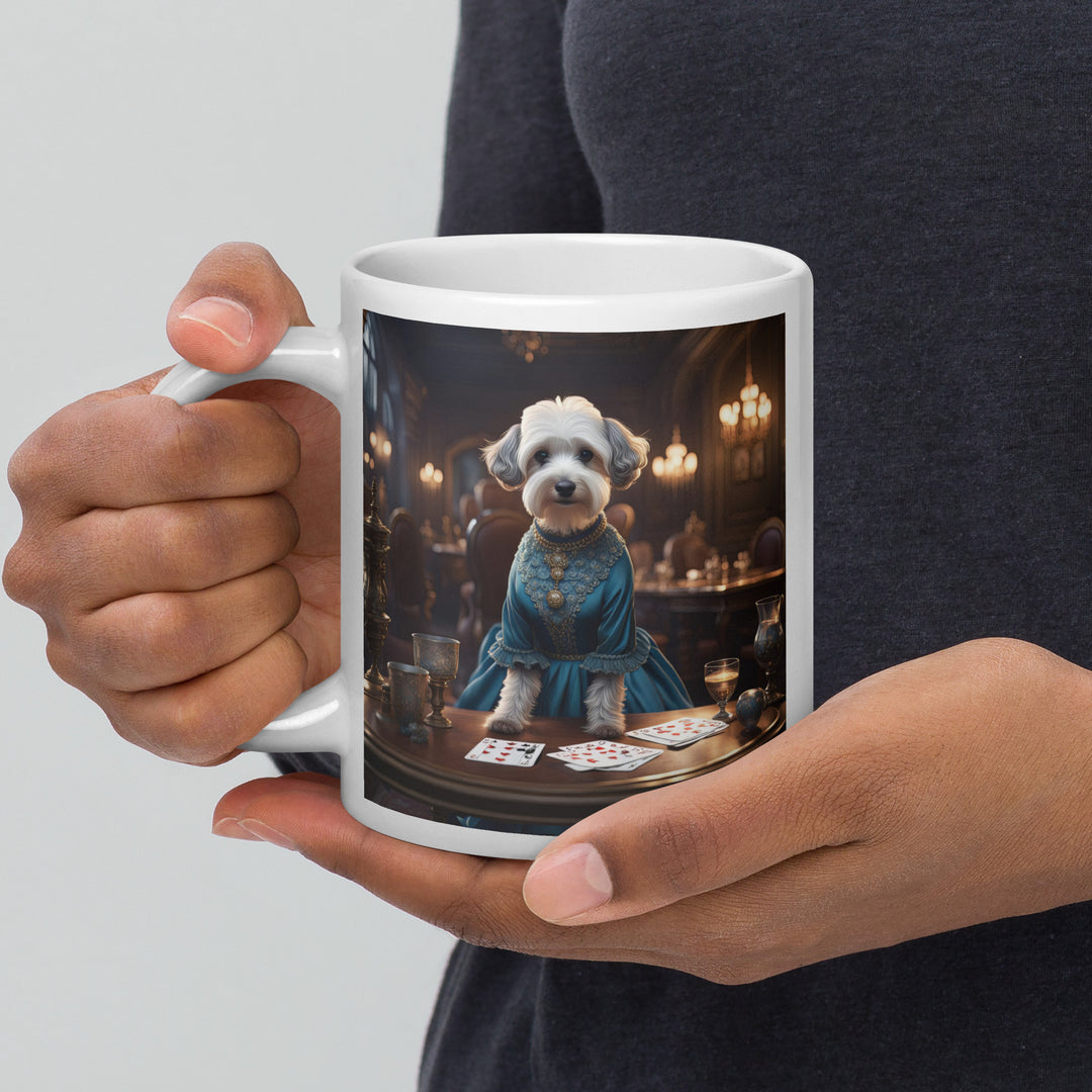 Schnoodle- White glossy mug v4