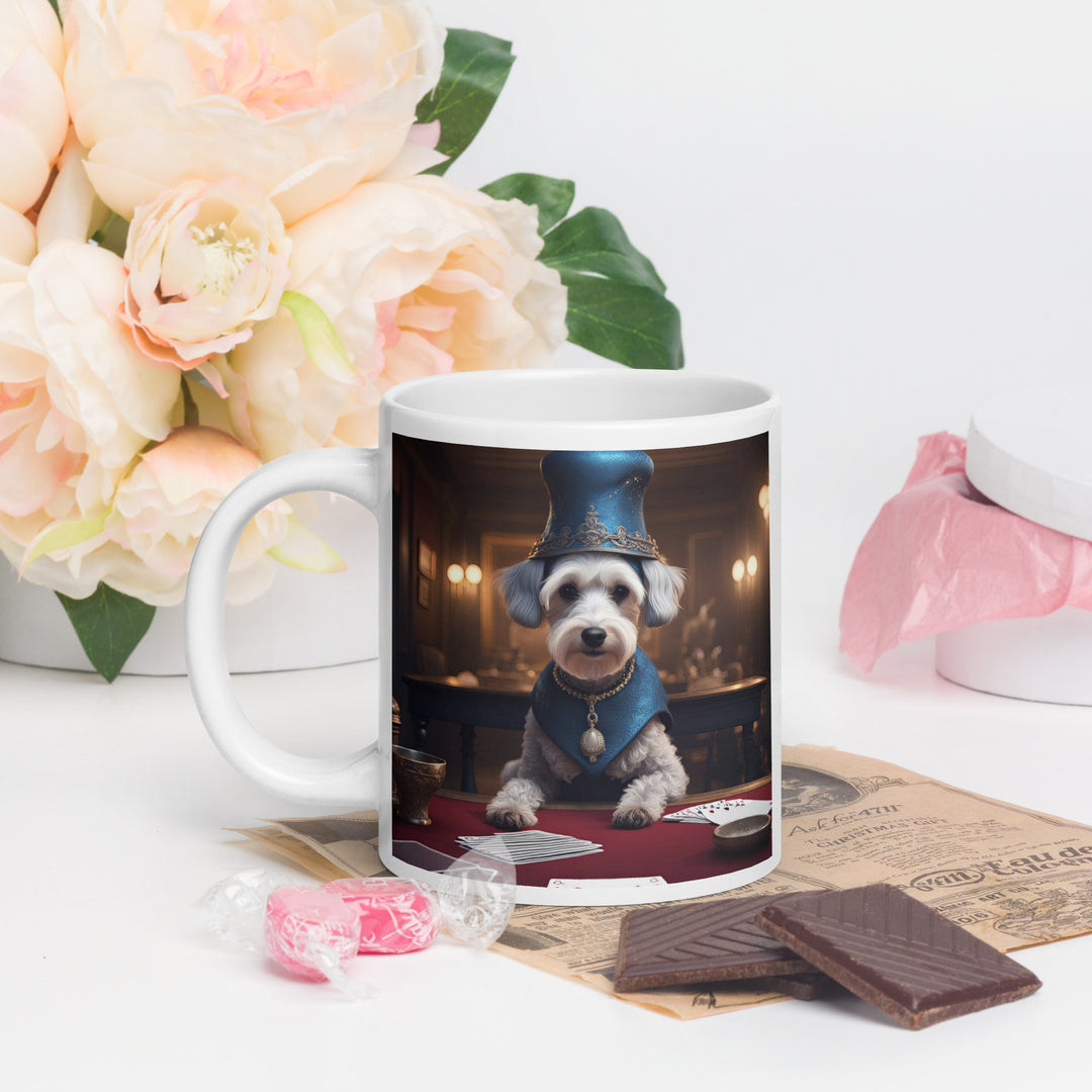 Schnoodle- White glossy mug v3