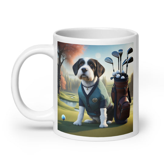 Springador Golfer- White glossy mug v6