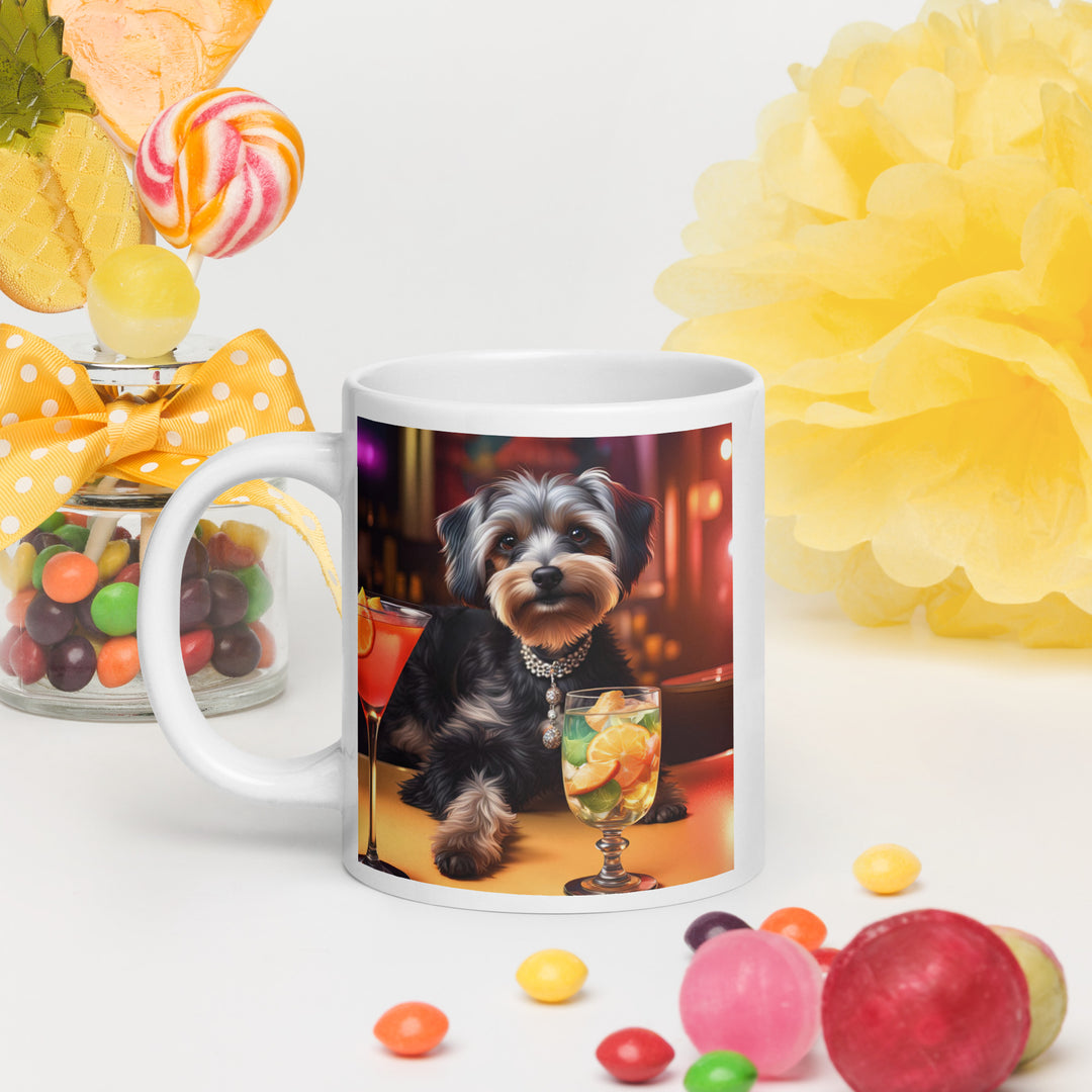 Yorkipoo General- White glossy mug v8