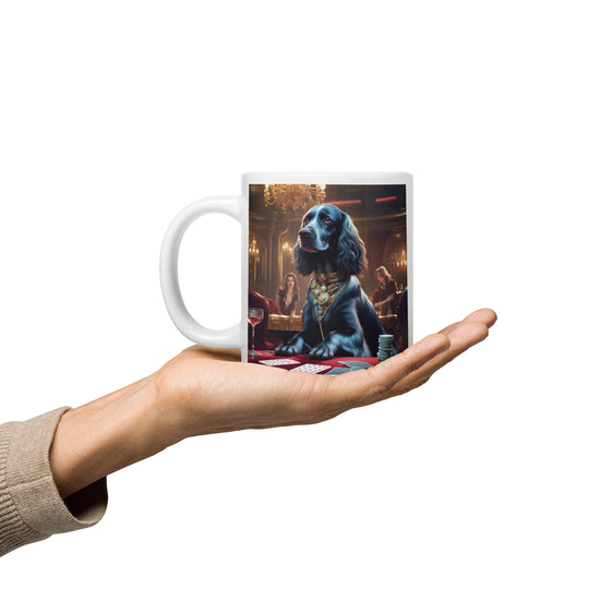 Sprocker Spaniel General- White glossy mug v11