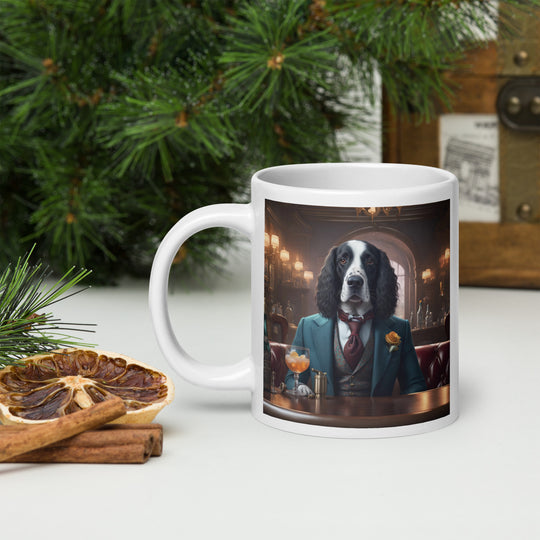 Sprocker Spaniel General- White glossy mug v12