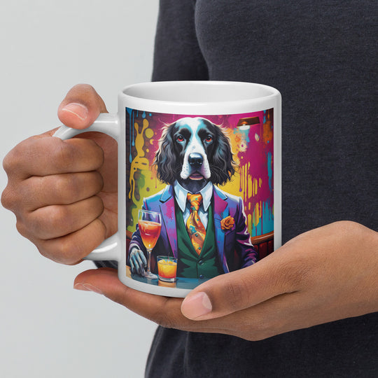 Sprocker Spaniel General- White glossy mug v13