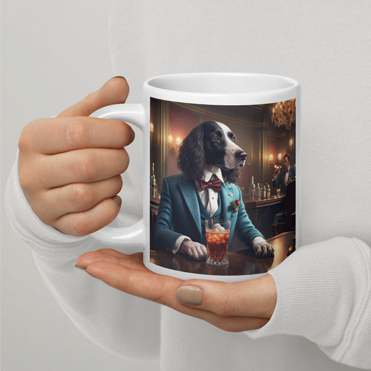 Sprocker Spaniel General- White glossy mug v15