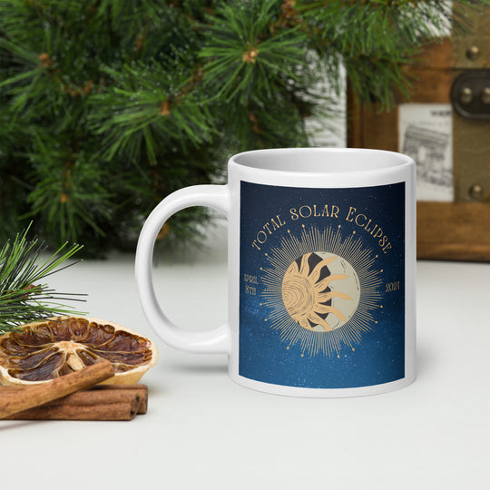 Beagle Eclipse- White glossy mug v2