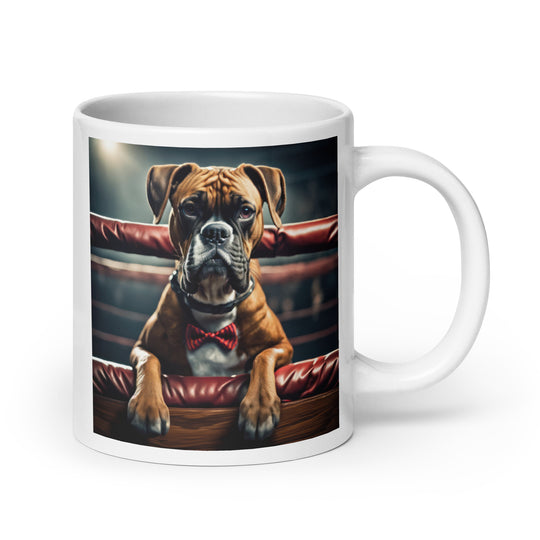 Boxer- White glossy mug v2