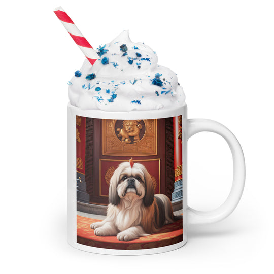 Shih Tzu- White glossy mug