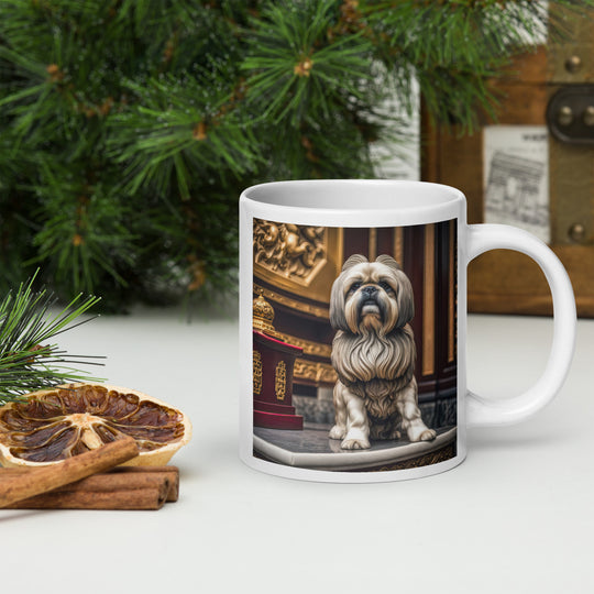 Shih Tzu- White glossy mug v2