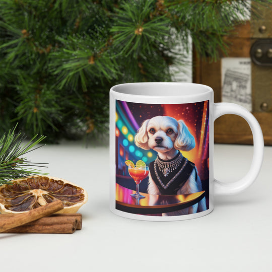 Cavachon- White glossy mug v6