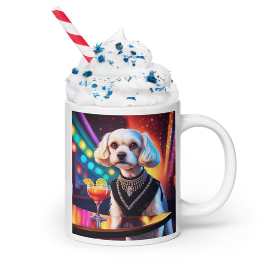 Cavachon- White glossy mug v7