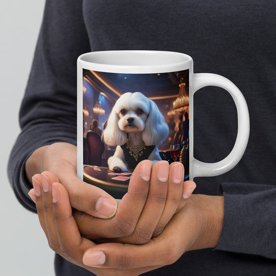 Cavachon- White glossy mug v8