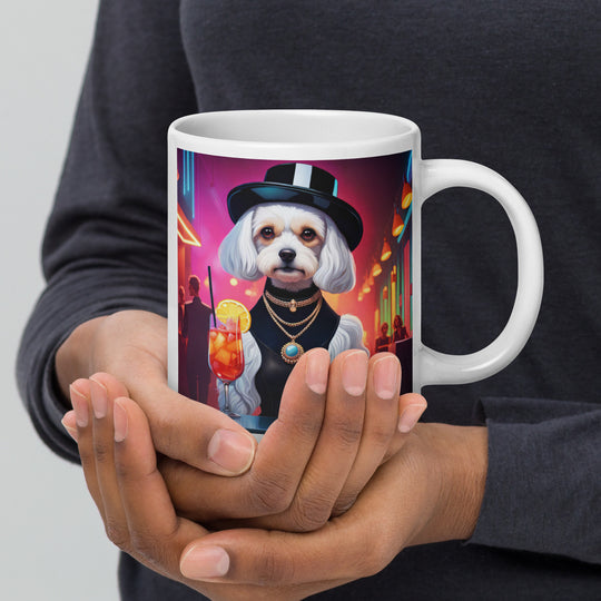 Cavachon- White glossy mug v12