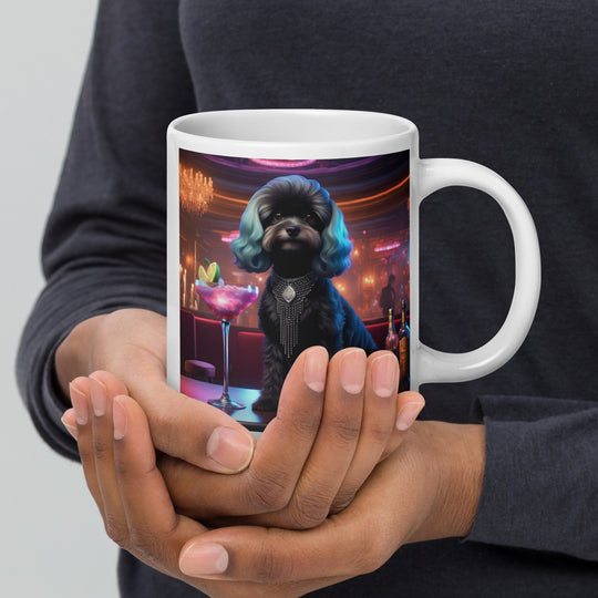 Cavapoo General- White glossy mug