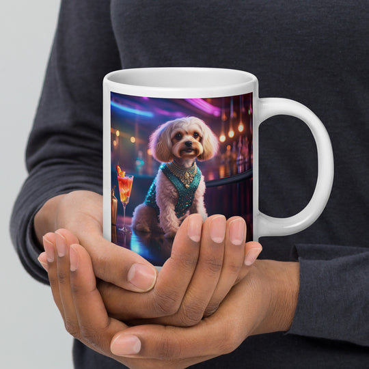 Cavapoo General- White glossy mug v2