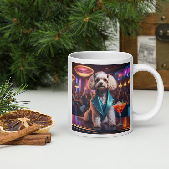 Cavapoo General- White glossy mug v3