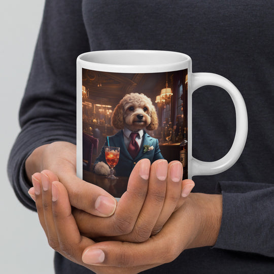 Cavapoo General- White glossy mug v4