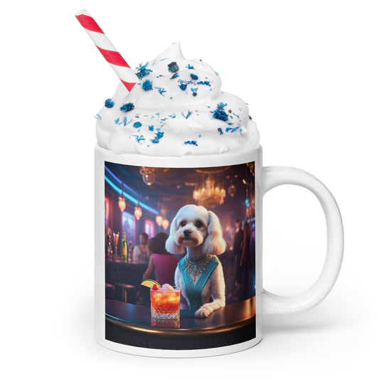 Cavapoo General- White glossy mug v5