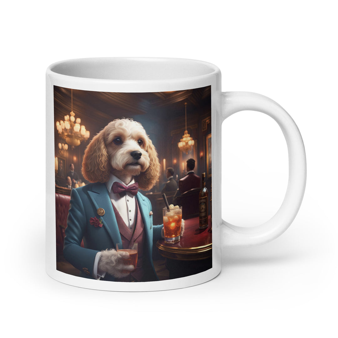 Cavapoo General- White glossy mug v10