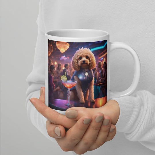 Cavapoo General- White glossy mug v11