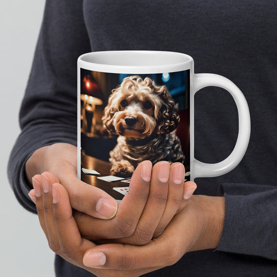 Cockapoo General- White glossy mug v3