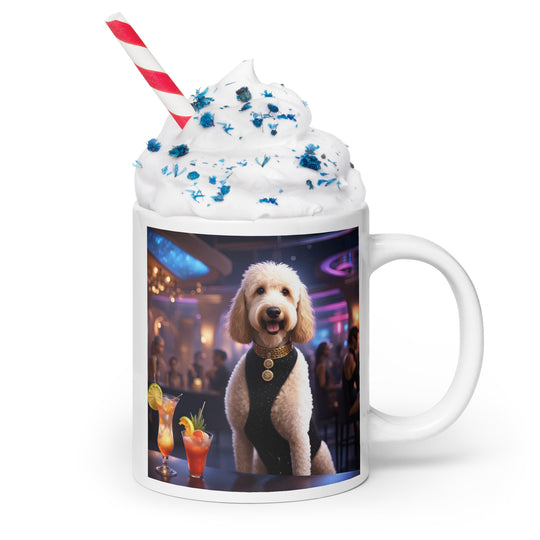 Goldendoodle- White glossy mug v14