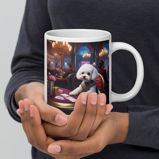 Maltipoo General- White glossy mug v9